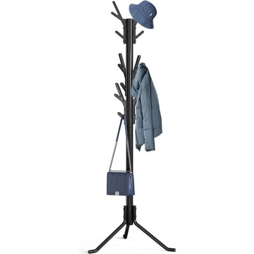 Simple Houseware Standing Coat and Hat Hanger Organizer Tree Shaped Rack